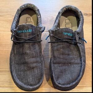 Hey Dude Kids Dark Gray Sneakers Y6-L7 EU 38